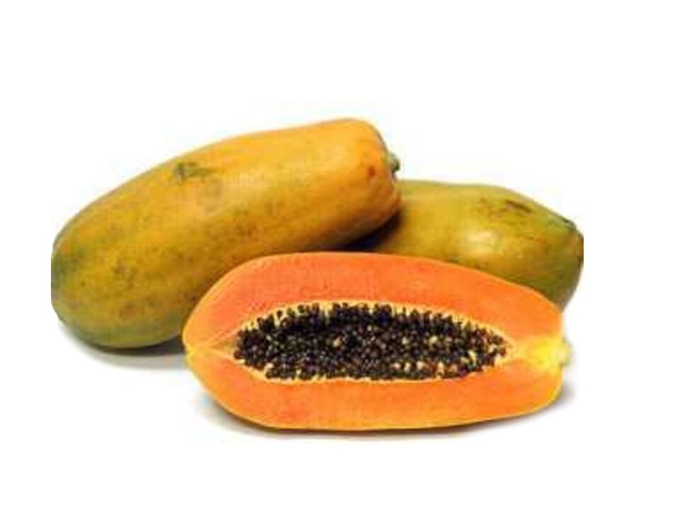 papaya in Keto Matcha