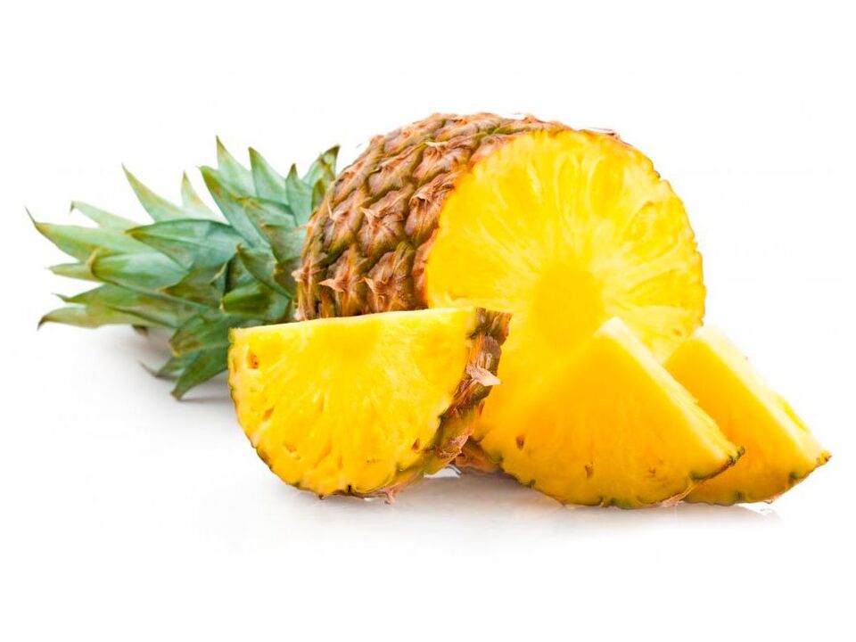 pineapple in Keto Matcha